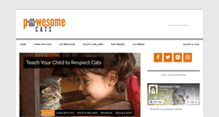 Desktop Screenshot of pawesomecats.com